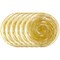 Handmade Gilded Glass Plate Distressed Metal and Glass Design